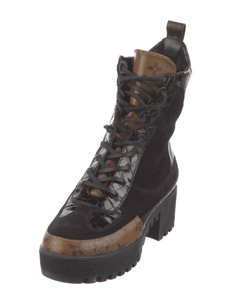 louis vuitton combat boots women